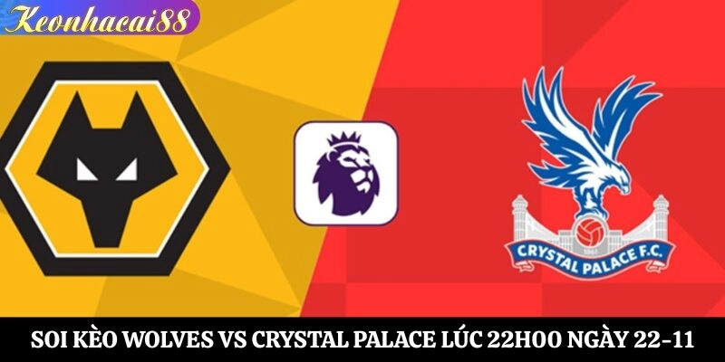 Soi Kèo Wolves vs Crystal Palace Lúc 22h00 Ngày 22-11